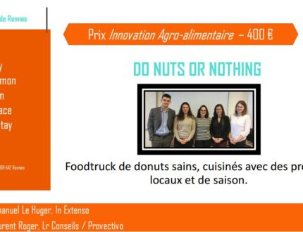 Do Nuts or Nothing : lauréat du prix ialys de l'innovation agro-alimentaire 2017